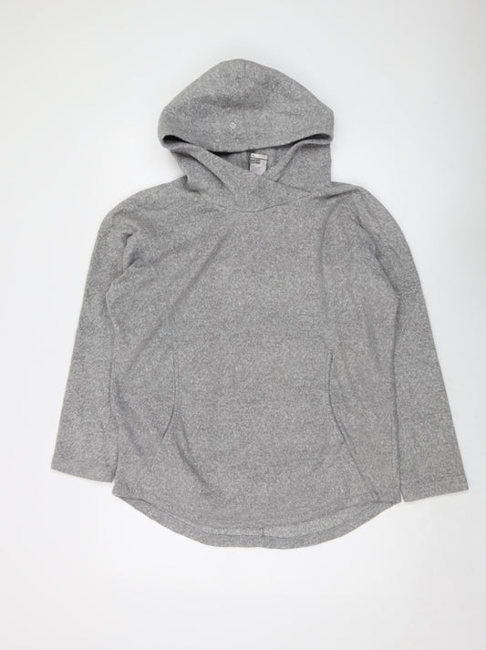 Decathlon Womens Grey Polyester Pullover Hoodie Size M Pullover