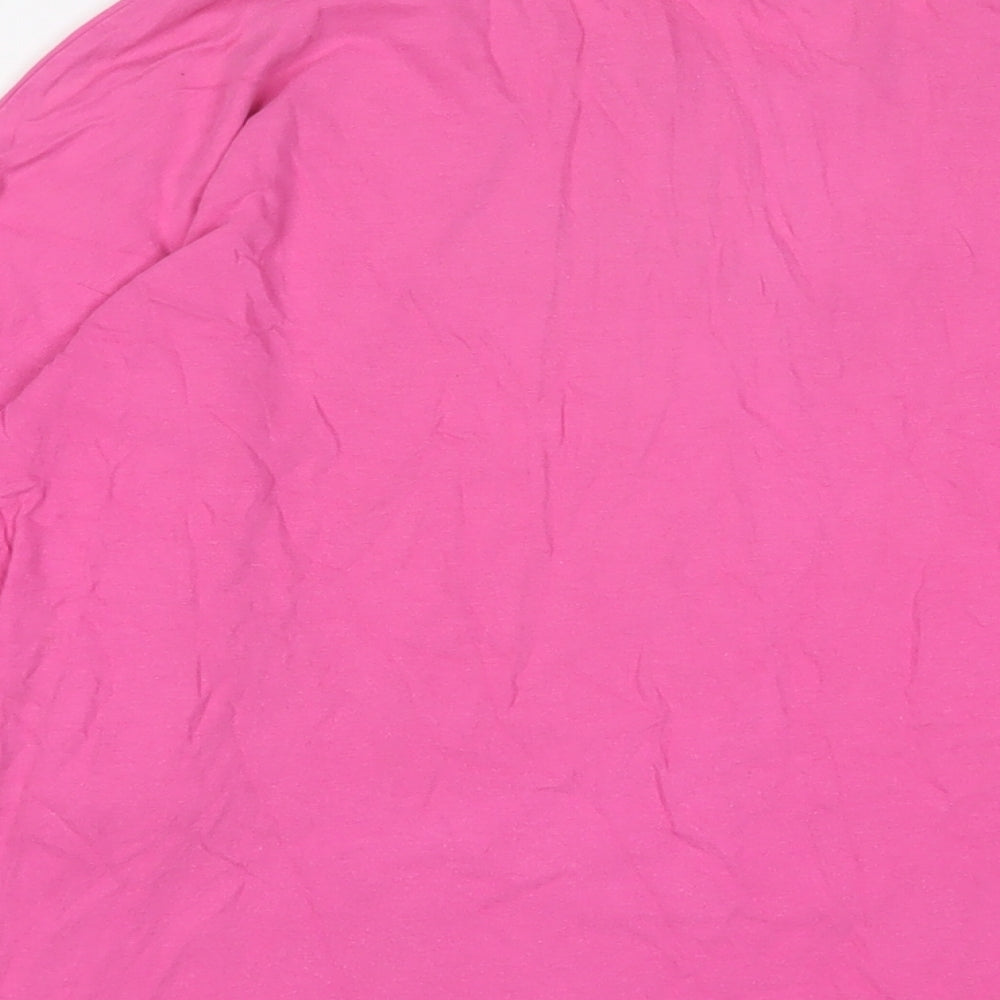 Womens UK Size 12 Gap Pink Basic T-Shirt