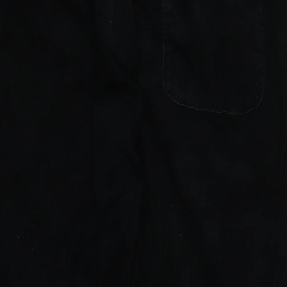 Womens UK Size 28 in Uniqlo Regular Fit Black Trousers