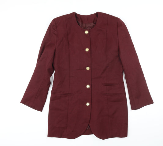 Womens UK Size 10 St Bernard Red Jacket