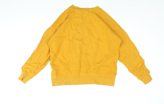 Womens UK Size 12 NEXT Yellow Pullover Sweatshirt