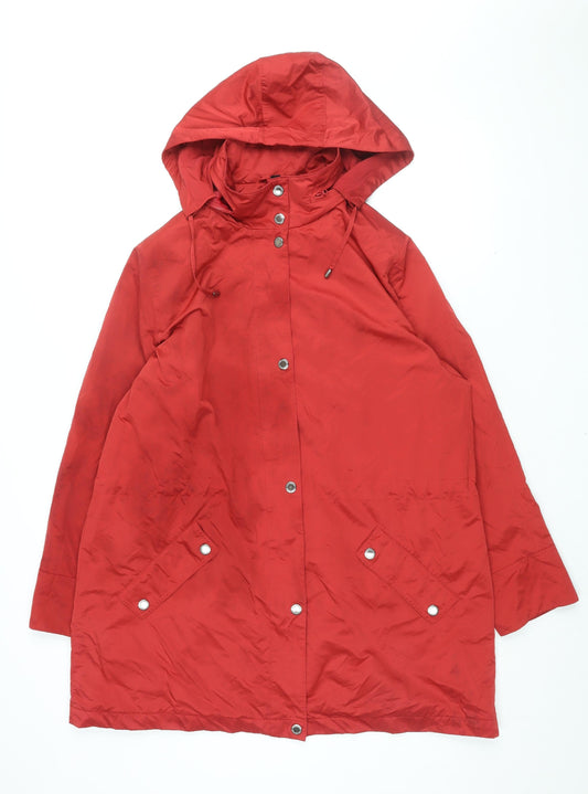 Womens UK Size XL Four Seasons Red Overcoat