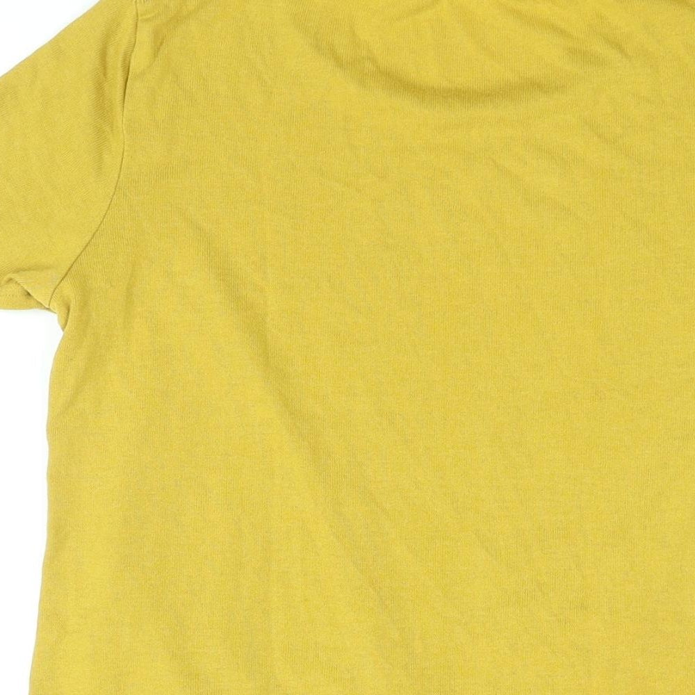 Womens UK Size 10 NEXT Yellow Basic T-Shirt