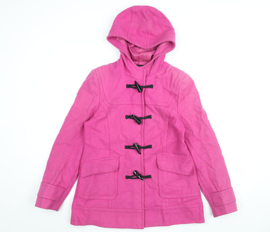 Womens UK Size 12 Dorothy Perkins Pink Overcoat