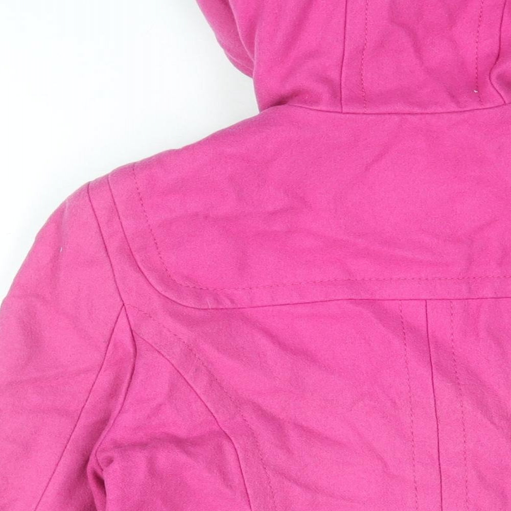 Womens UK Size 12 Dorothy Perkins Pink Overcoat