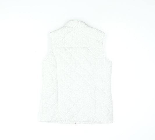 Womens UK Size 10 BM Collection White Gilet