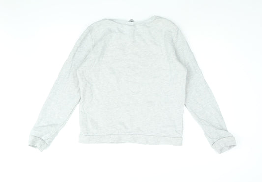 Womens UK Size 14 ASOS Grey Pullover Sweatshirt