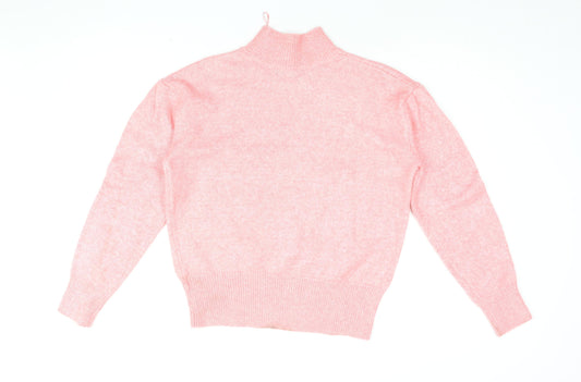 Womens UK Size S Marks and Spencer Pink Pullover Jumper