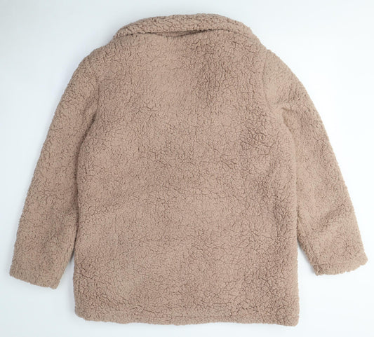 Womens UK Size 10 Brave Soul Beige Puffer Jacket