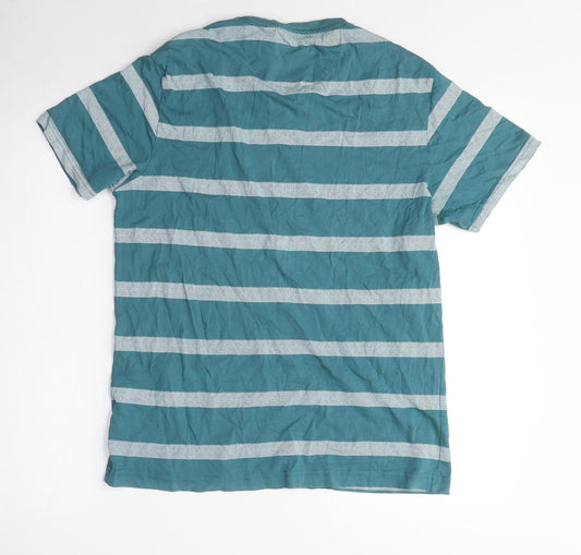 Original Penguin Men's Blue Striped T-Shirt, M