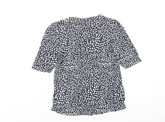 Womens UK Size 10 Marks and Spencer Blue Basic T-Shirt
