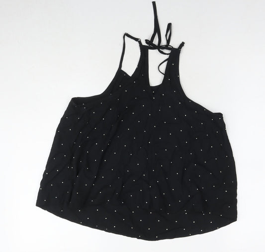 Womens UK Size XS Hollister Black Camisole Tank