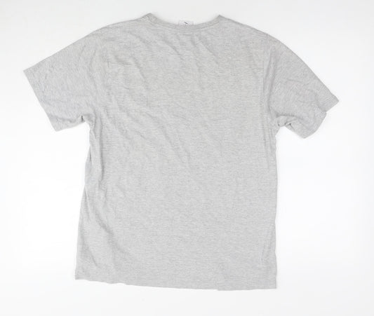 Marvel Comics Mens Grey Cotton T-Shirt Size S Round Neck - Marvel Avengers Heroes