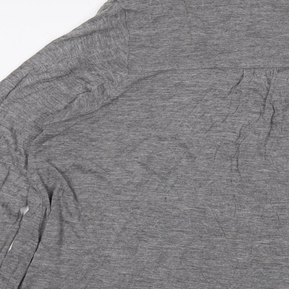 Womens UK Size 12 Monsoon Grey Basic Blouse