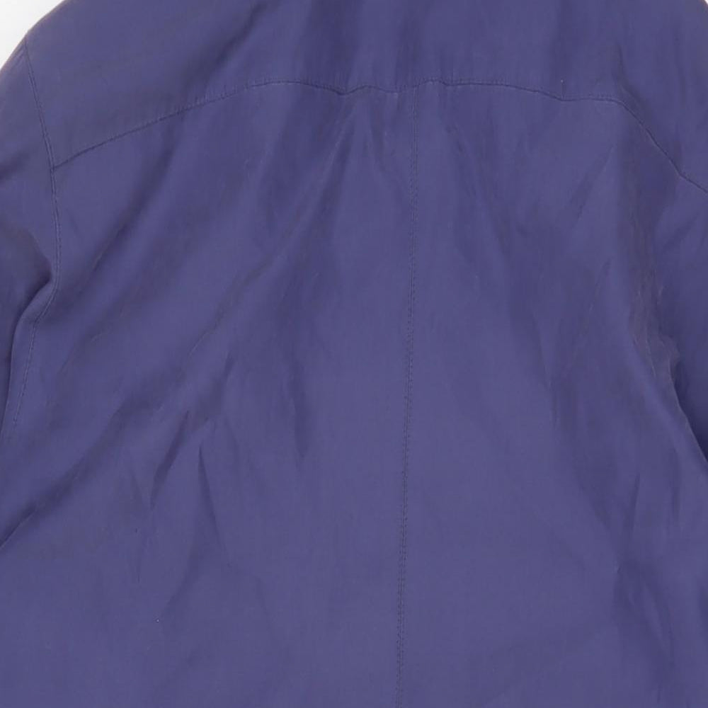 Womens UK Size S Bonmarché Purple Quilted Coat