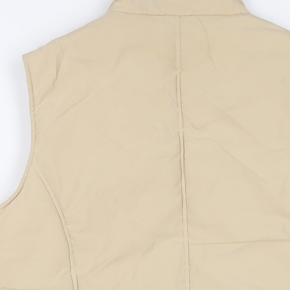 Womens UK Size L EWM Beige Gilet