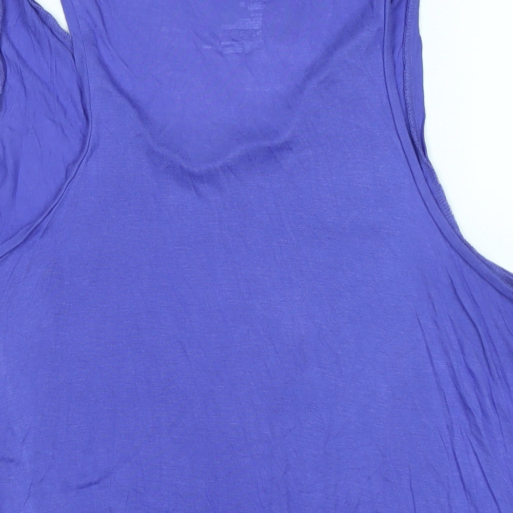 Womens UK Size XL Gap Purple Basic Tank