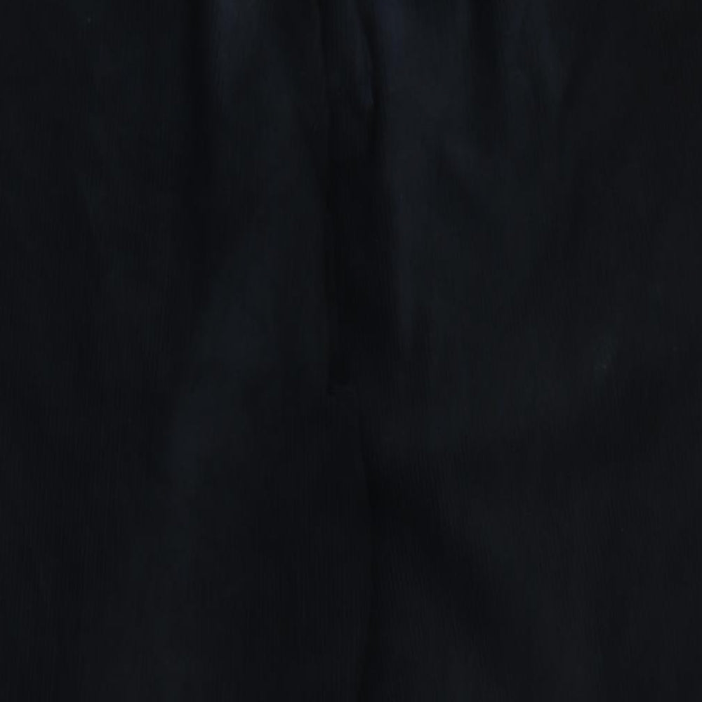 Mens UK Size 32 in Uniqlo Regular Fit Black Trousers