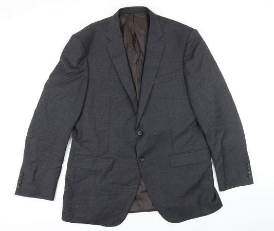 Mens UK Size 44 Autograph Regular Grey Suit Jacket