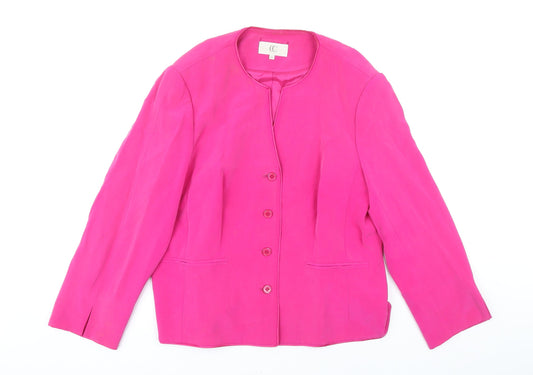 Womens UK Size 16 CC Pink Jacket