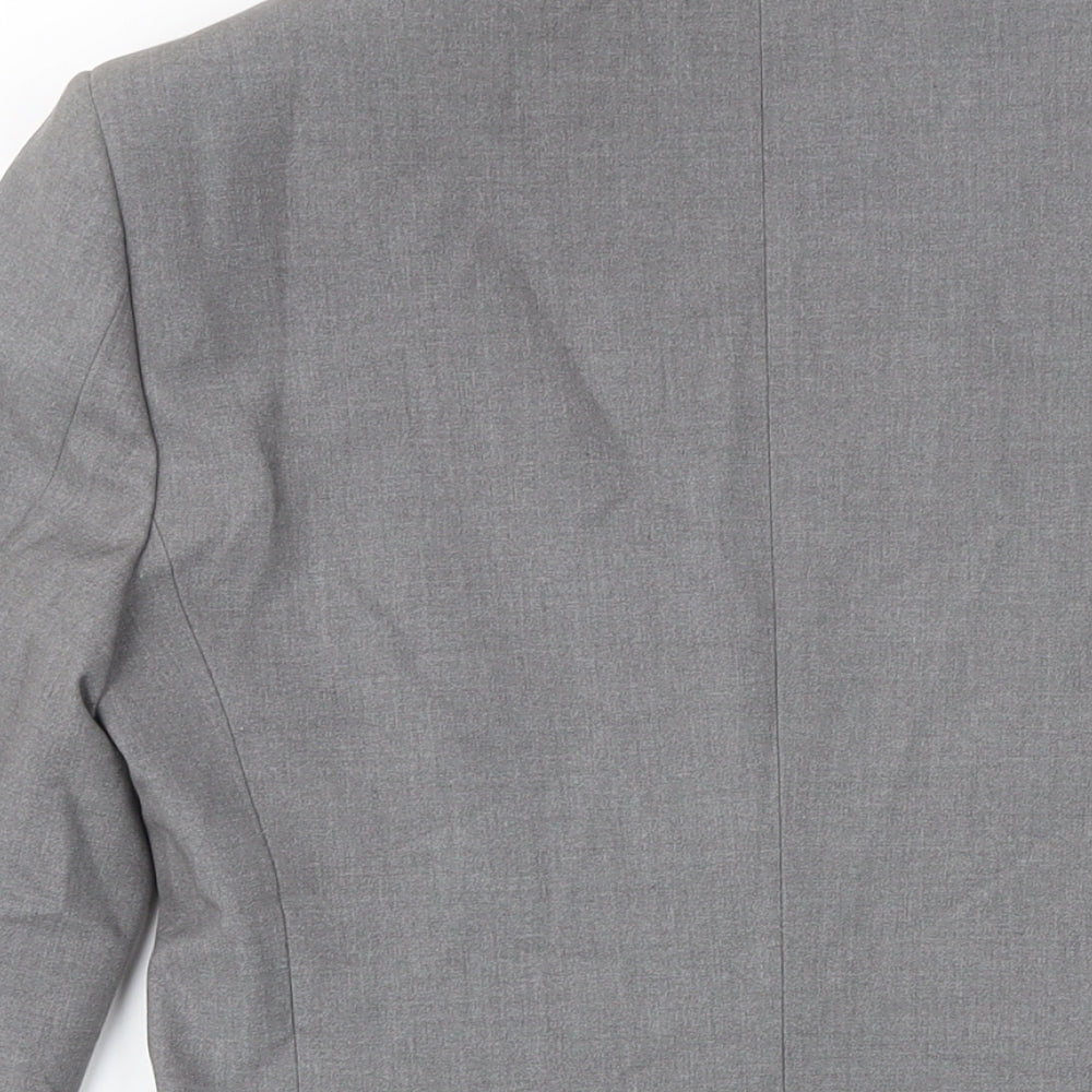 Mens UK Size 36 River Island Regular Grey Suit Jacket