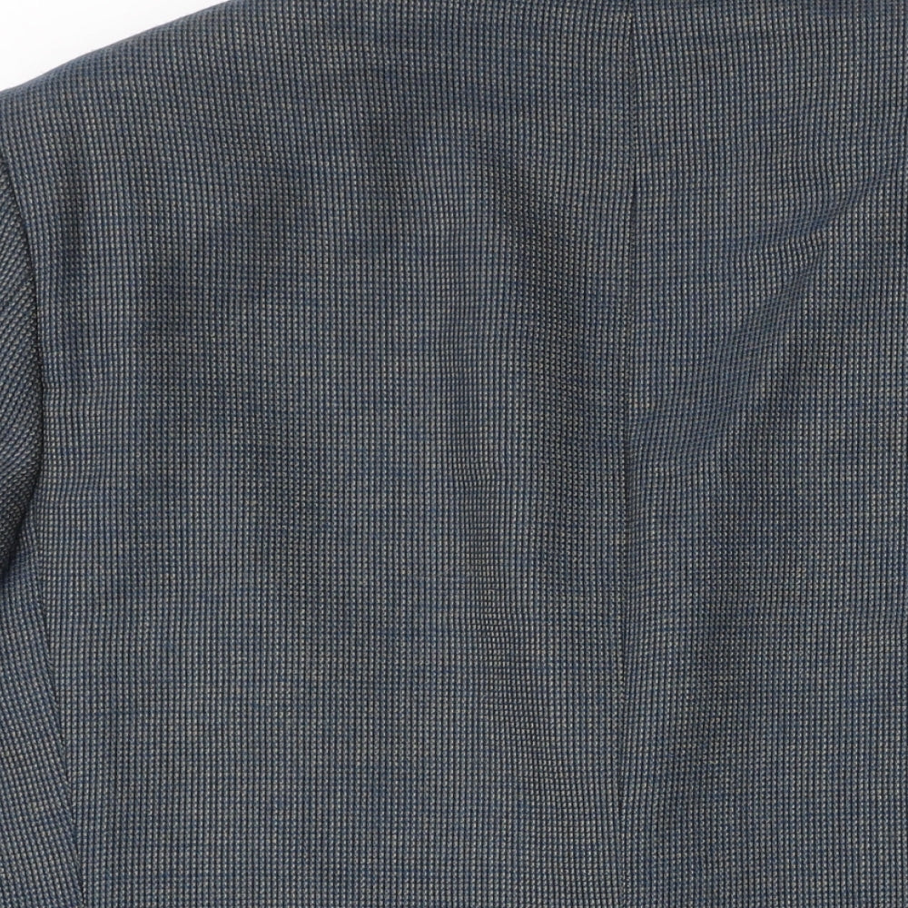 Mens UK Size 40 Daniel Grahame Regular Blue Suit Jacket