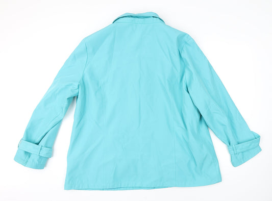 Womens UK Size 22 Finesse Green Jacket