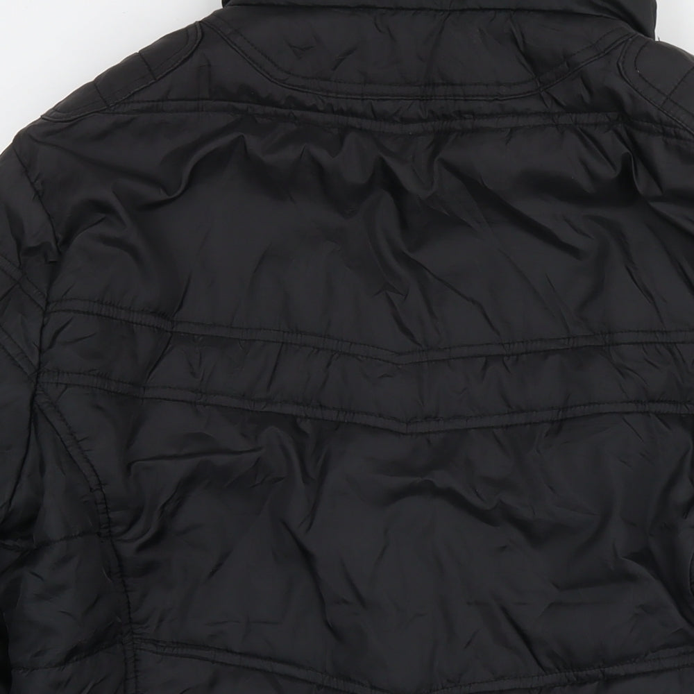 Mens UK Size L Woodland Black Jacket