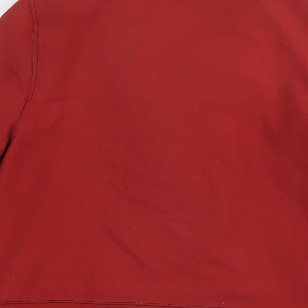 Berkertex Womens Red Parka Jacket Size 10 Zip - Size 10-12