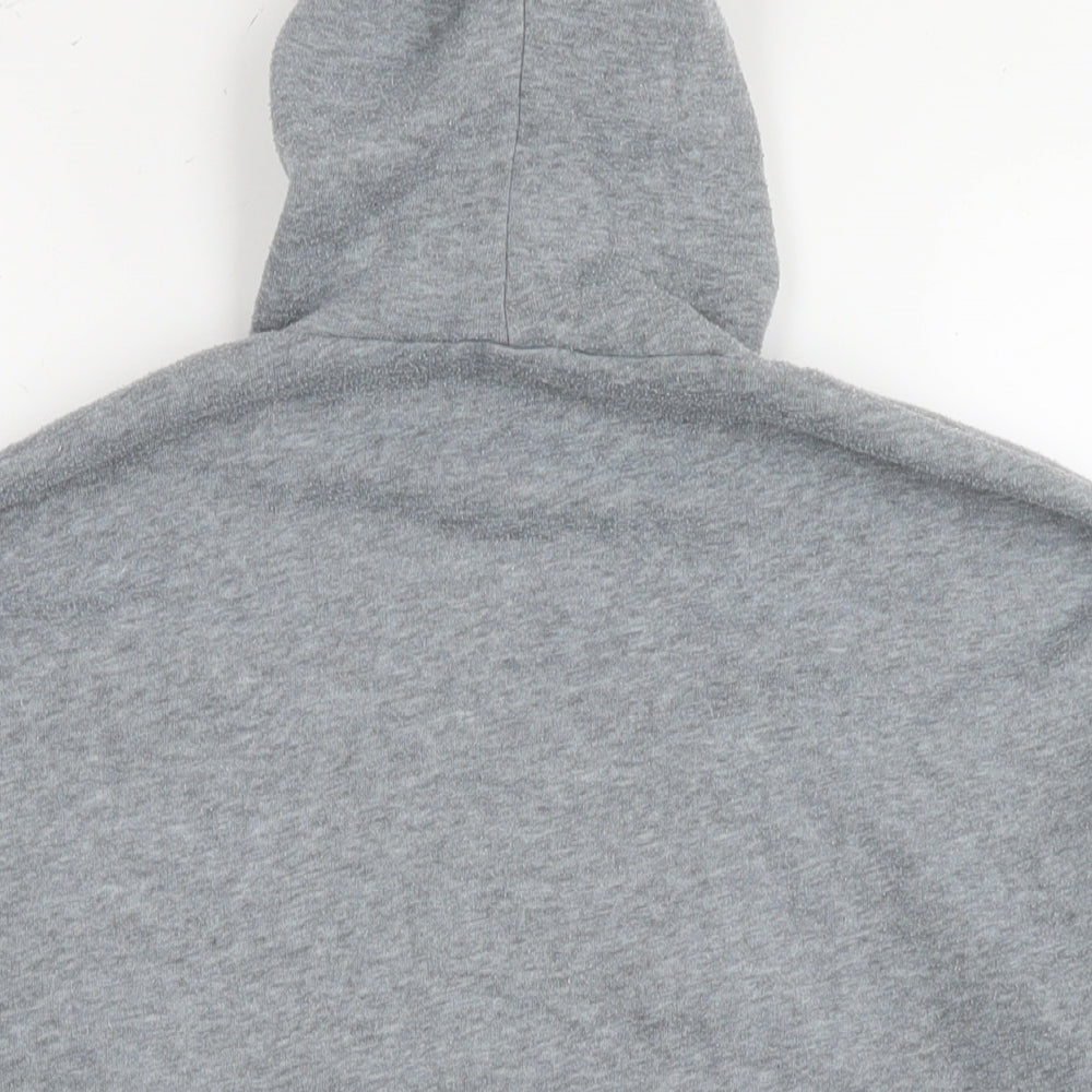 Boohoo Womens Grey Polyester Pullover Hoodie Size 8 Pullover - Paris