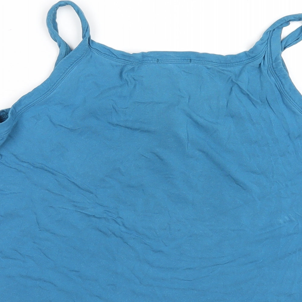 Womens UK Size 14 Marks and Spencer Blue Camisole T-Shirt