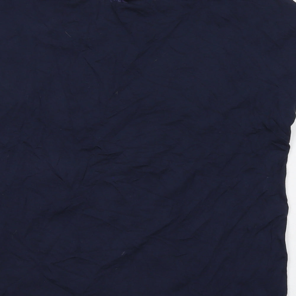 Womens UK Size M Desigual Blue Basic T-Shirt