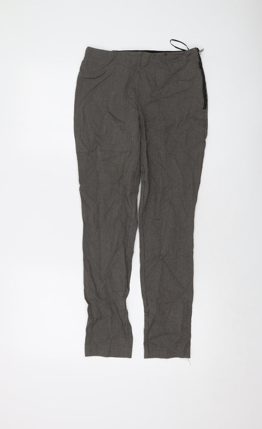Womens UK Size 8 French Connection Regular Fit Beige Trousers