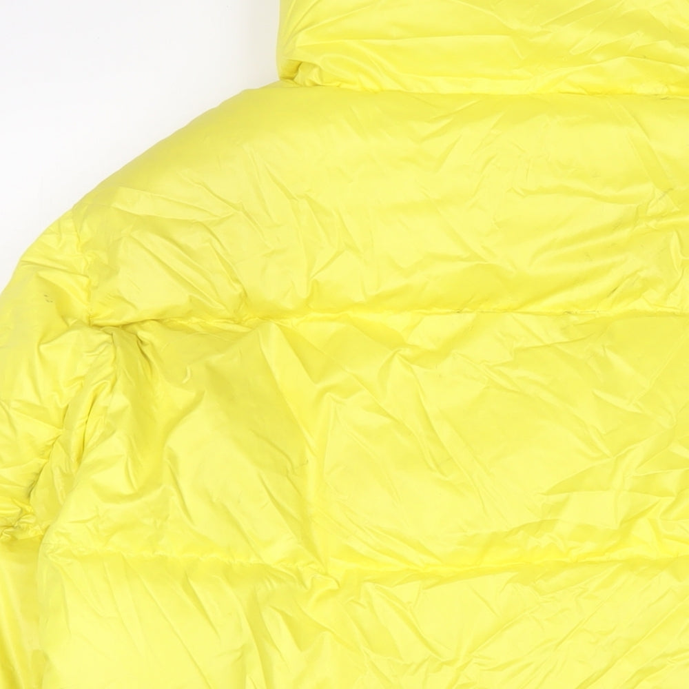 Womens UK Size 10 NEXT Yellow Parka Coat