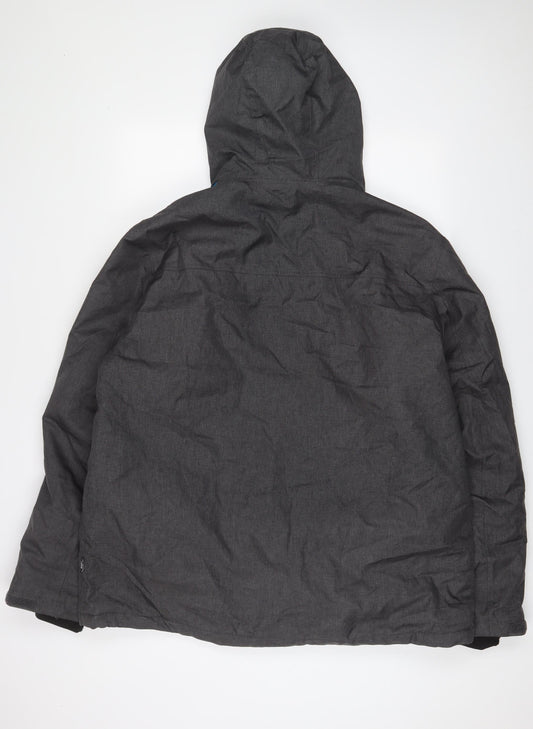 Mens UK Size XL Crane Grey Quilted Coat