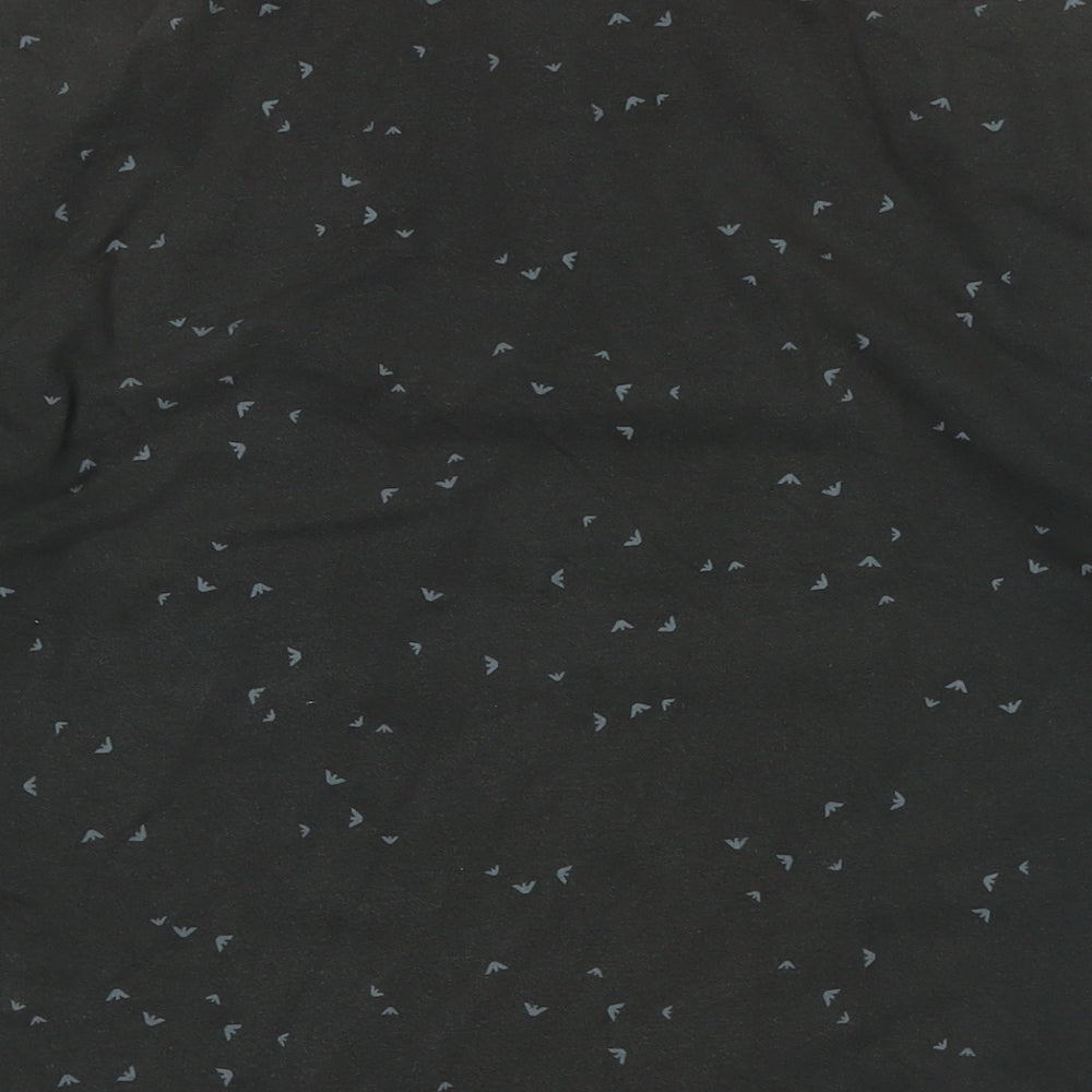 ARMANI Mens Grey Cotton Polo Size XL Collared - Logo