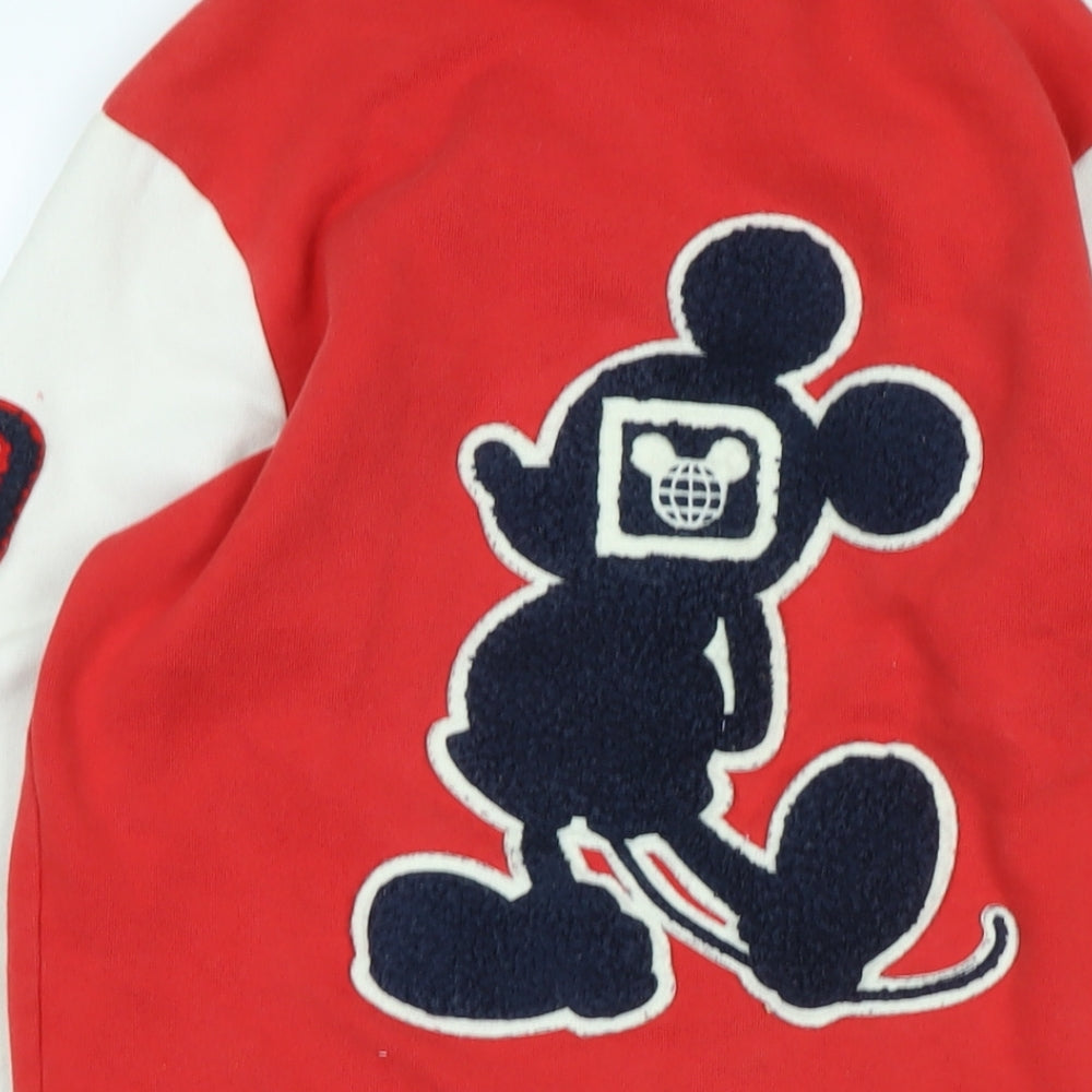 Mens UK Size S Disney Red Jacket