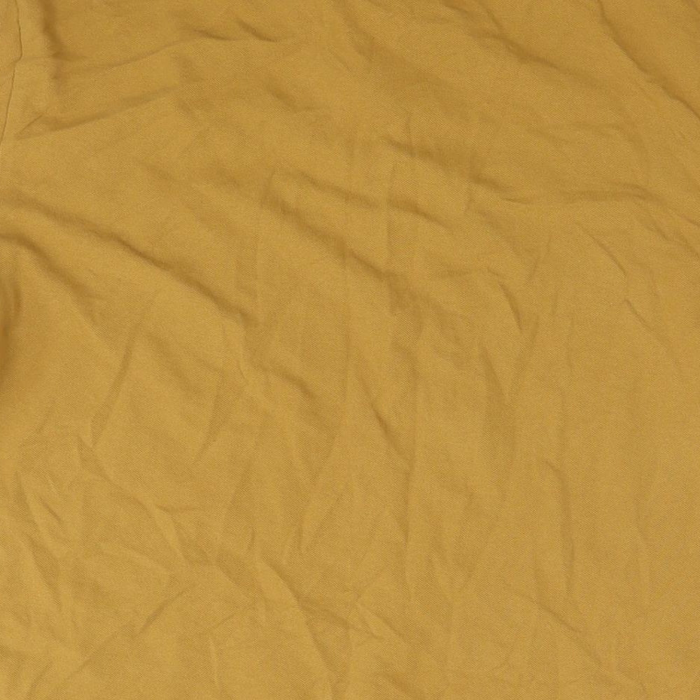 ASOS Mens Brown Cotton Polo Size L Collared Pullover