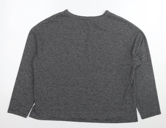 Womens UK Size 14 Marks and Spencer Grey Jersey T-Shirt