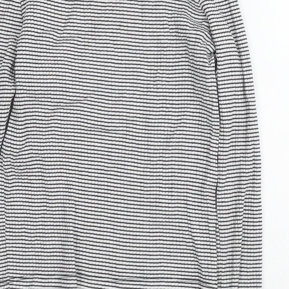 Womens UK Size 12 Topshop Black Basic Blouse