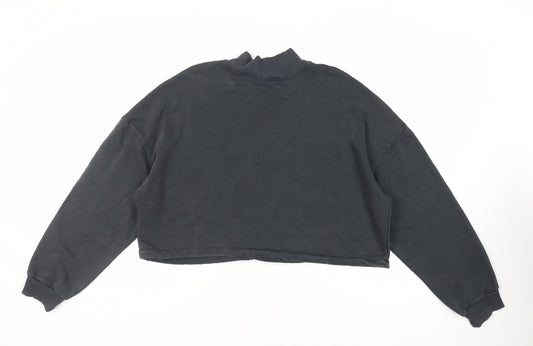 Womens UK Size XL Divided by H&M Grey Pullover Sweatshirt