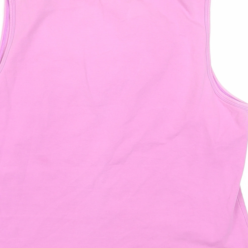 Womens UK Size 16 Marks and Spencer Purple Basic Tank