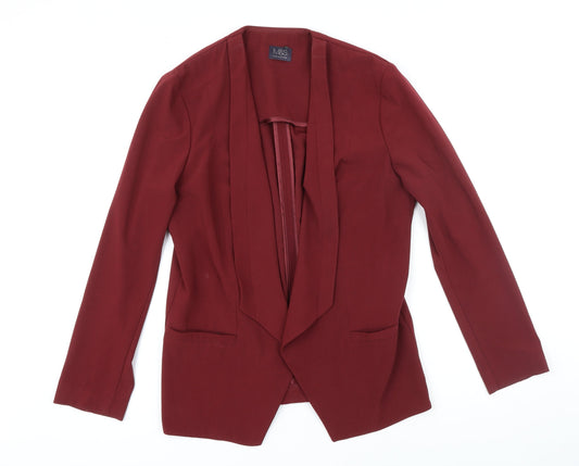 Womens UK Size 10 M&S Red Jacket