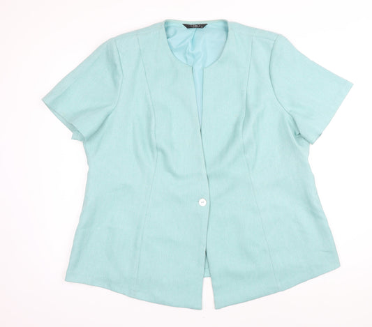 Womens UK Size 22 BM Green Jacket