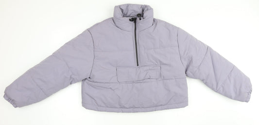Womens UK Size 6 ASOS Purple Puffer Jacket