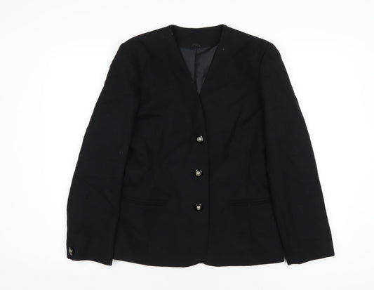 Womens UK Size 10 Classics Black Jacket