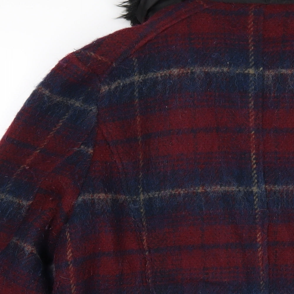 Womens UK Size 18 Therapy Red Overcoat