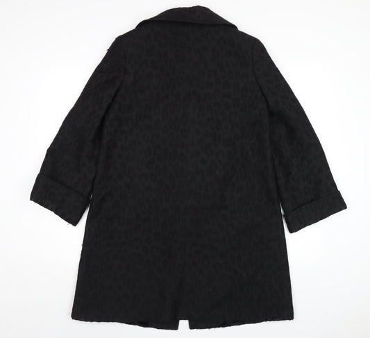 Womens UK Size 10 Episode Black Overcoat