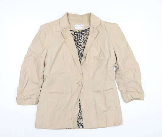 Womens UK Size 12 Marks and Spencer Beige Jacket