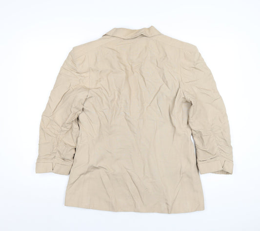 Womens UK Size 12 Marks and Spencer Beige Jacket